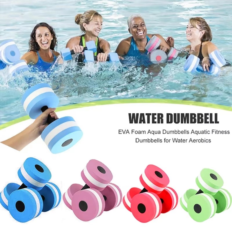 Water Floating EVA Foam Dumbbell - Adjustable Fitness Sports Goods