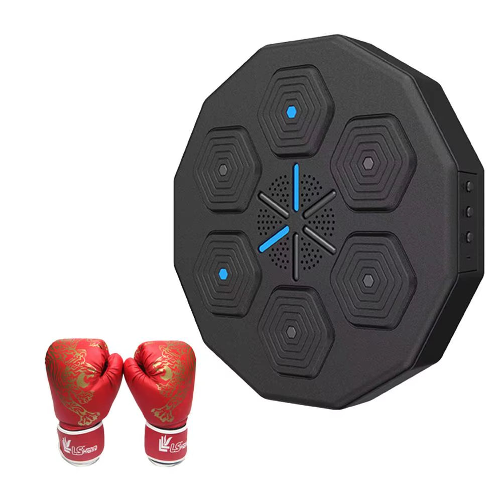 Smart Music Boxing Machine Wall Target LED Lighted Sandbag Relaxing Reaction Training Target for Boxing Sports Agility Reaction