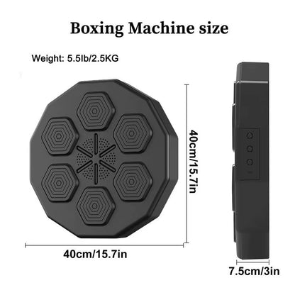 Smart Music Boxing Machine Wall Target LED Lighted Sandbag Relaxing Reaction Training Target for Boxing Sports Agility Reaction