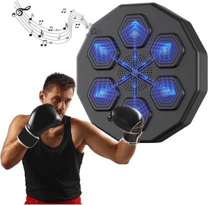 Smart Electronic Music Boxing Machine, Wall Mounted Boxing Machine Training Punching, Smart Boxing Target Workout Machine for Home,Indoor and Gym