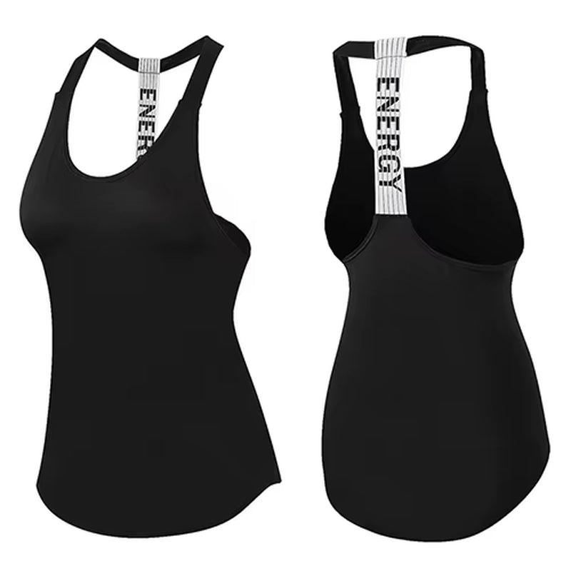 Gym Top Black Sleeveless Yoga Top Gym Women Shirt Fitness T-Shirts Dry Workout Tops Sports Tops Gym Women Backless Shirt