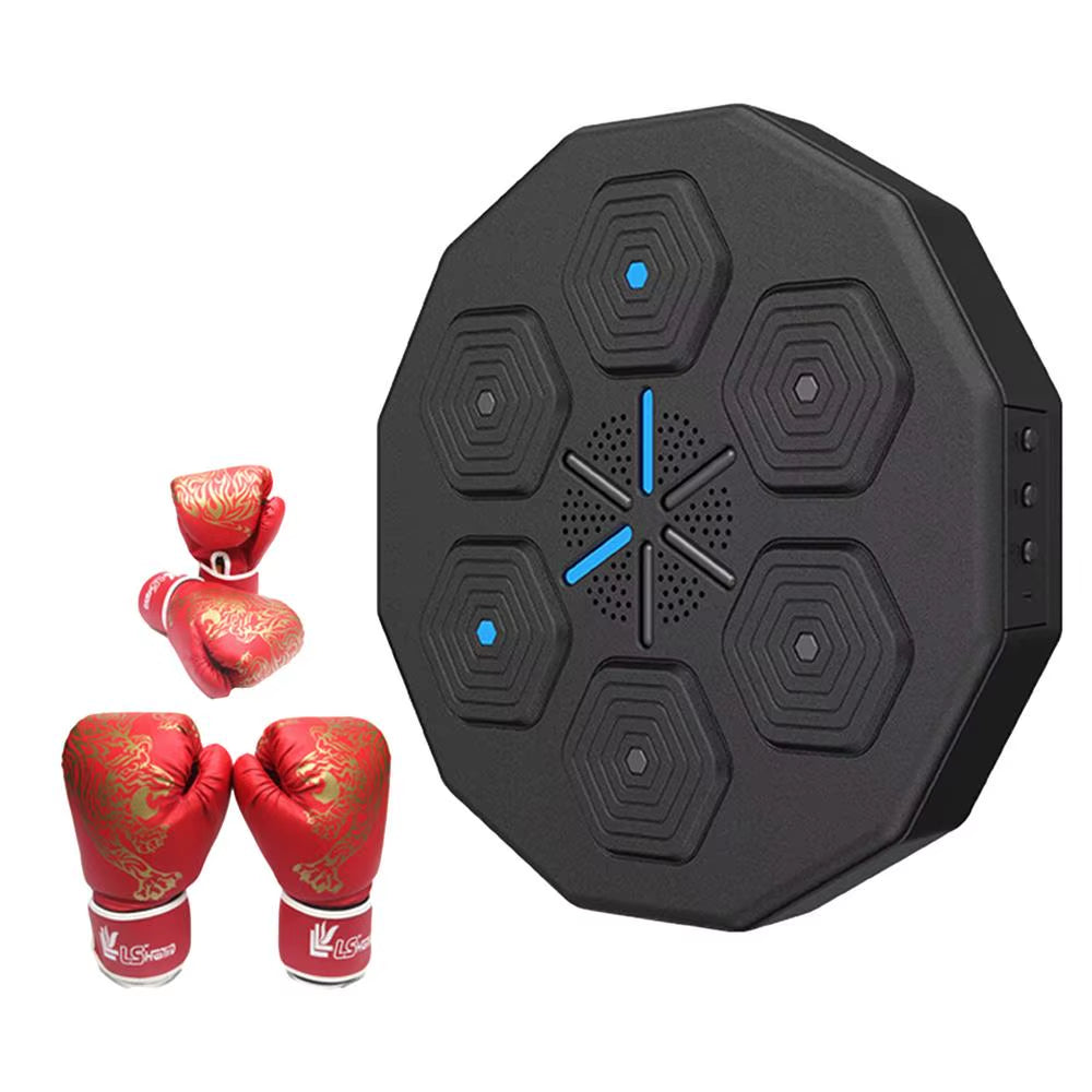 Smart Music Boxing Machine Wall Target LED Lighted Sandbag Relaxing Reaction Training Target for Boxing Sports Agility Reaction