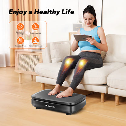 Vibration Plate Exercise Machine Vibration Plate for Lymphatic Drainage Relieve Pain Help Sleep Fat Burning & Weight Loss