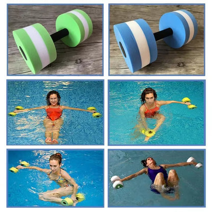 Water Floating EVA Foam Dumbbell - Adjustable Fitness Sports Goods